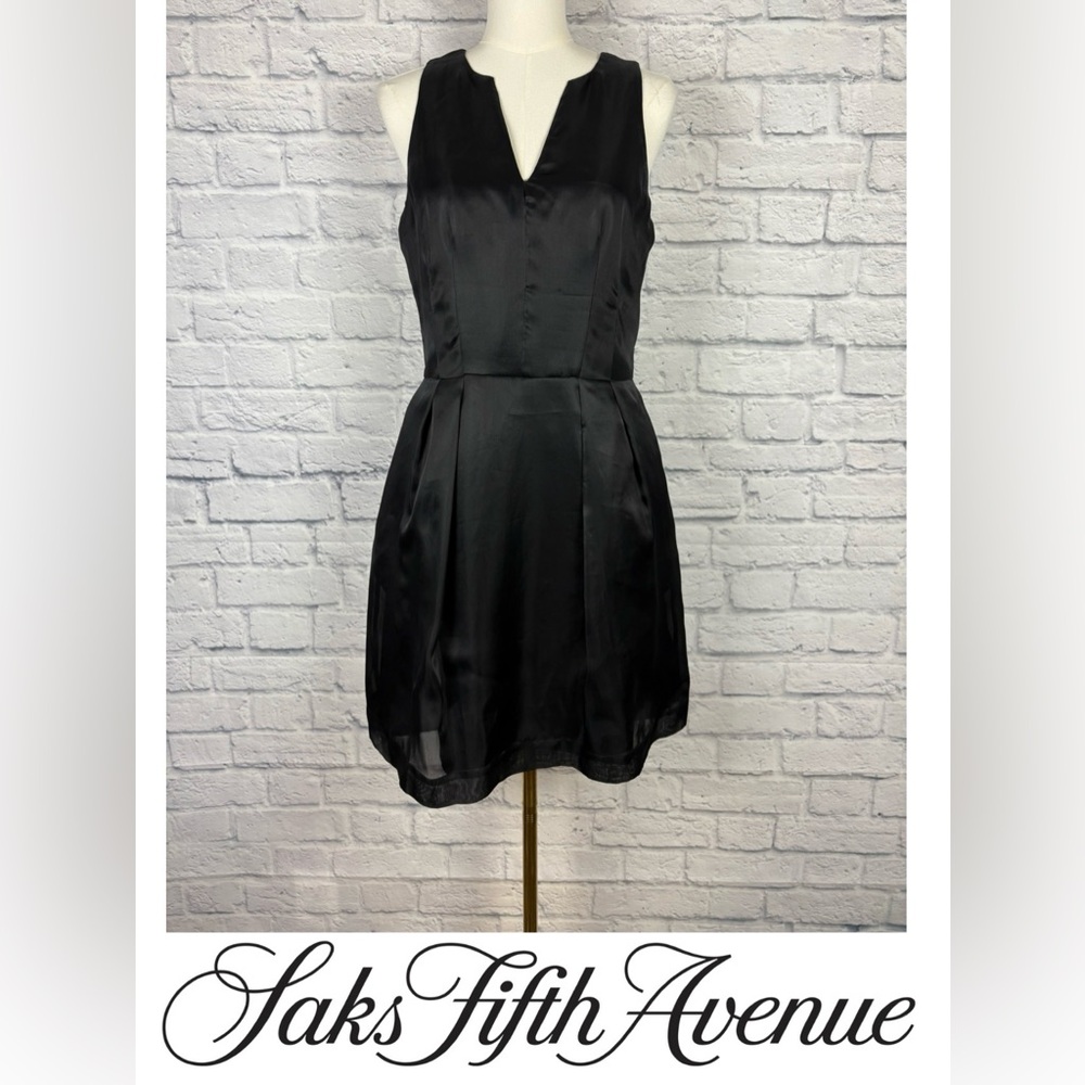 Saks Fifth Avenue fashion star silk dress size 8